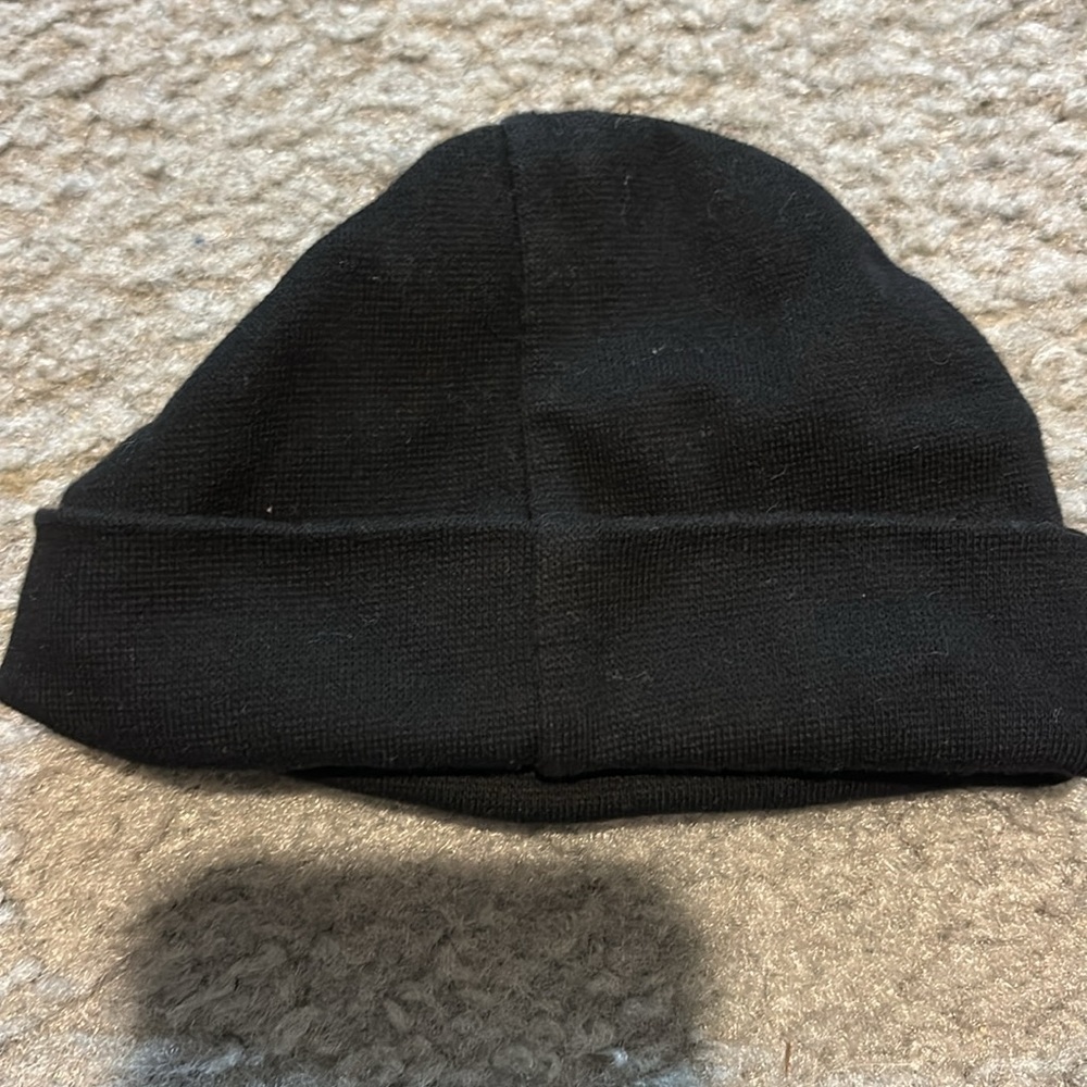 Baltimore Ravens Football Baby Hat- purple and other plain black baby hat- - Picture 5 of 7